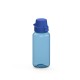 Trinkflasche School Colour 0,4 l - transluzent-blau/blau